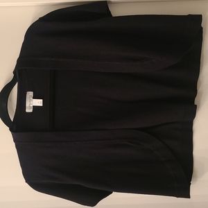 Open front crop bolero sweater